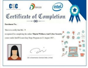 VLE Certificate Download